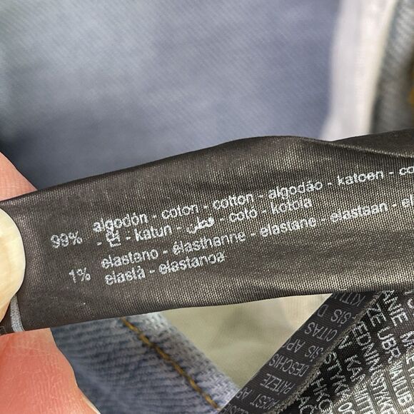 ZARA The DREED Flare Jeans Women’s 6  Blue Raw Hem Cropped Light Wash Stretch - Picture 7 of 12